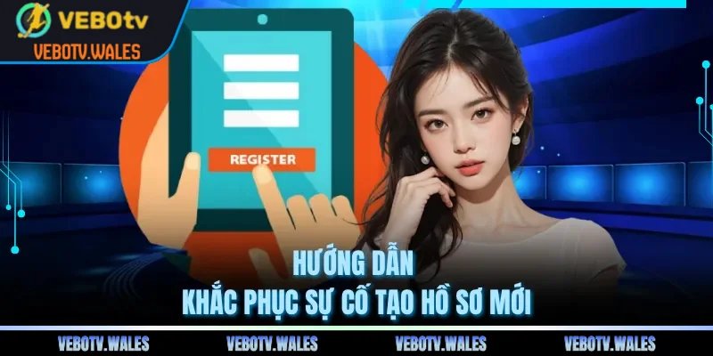 Hướng dẫn khắc phục sự cố tạo hồ sơ mới