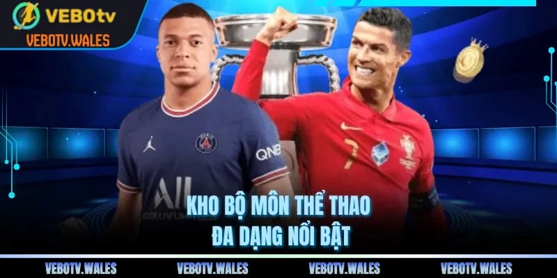 Kho bộ môn thể thao đa dạng nổi bật