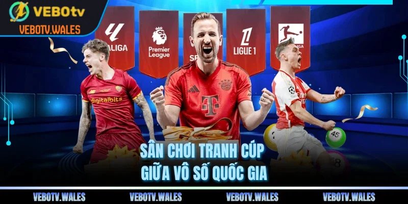 Sân chơi tranh cúp giữa vô số quốc gia